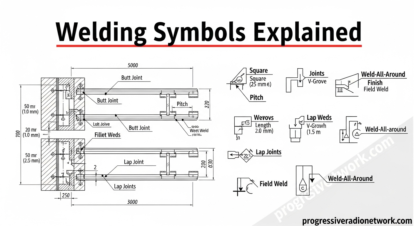Welding Symbols Guide: How to Read AWS A2.4 Standards