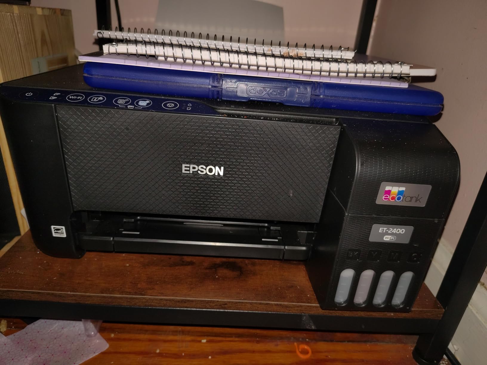 Epson EcoTank ET-2400 Wireless Color All-in-One Supertank Printer | Cartridge-free print, scan, copy; up to 10 ppm, borderless photo printing; ideal for home and everyday use customer photo 1
