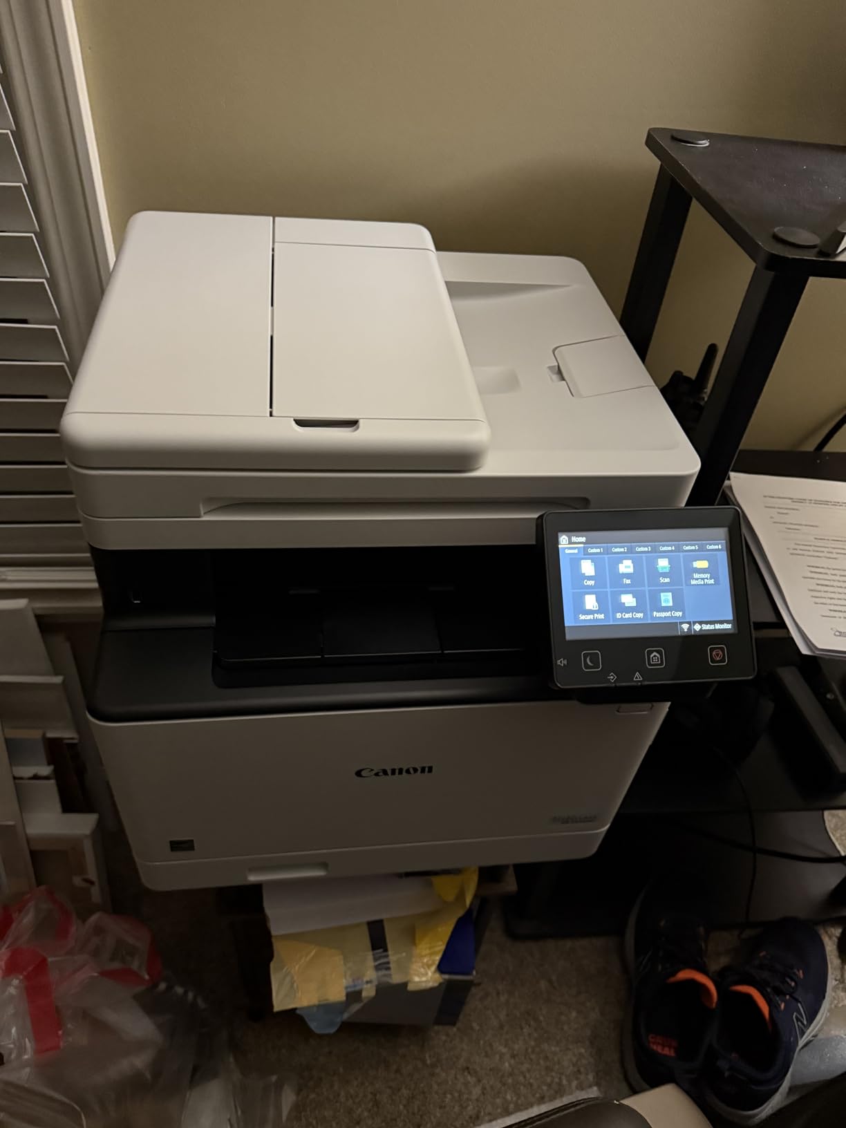 Canon imageCLASS MF753Cdw Wireless Duplex Color Laser All-in-One Printer, Scanner, Copier, Fax, 35 PPM, White customer photo 1
