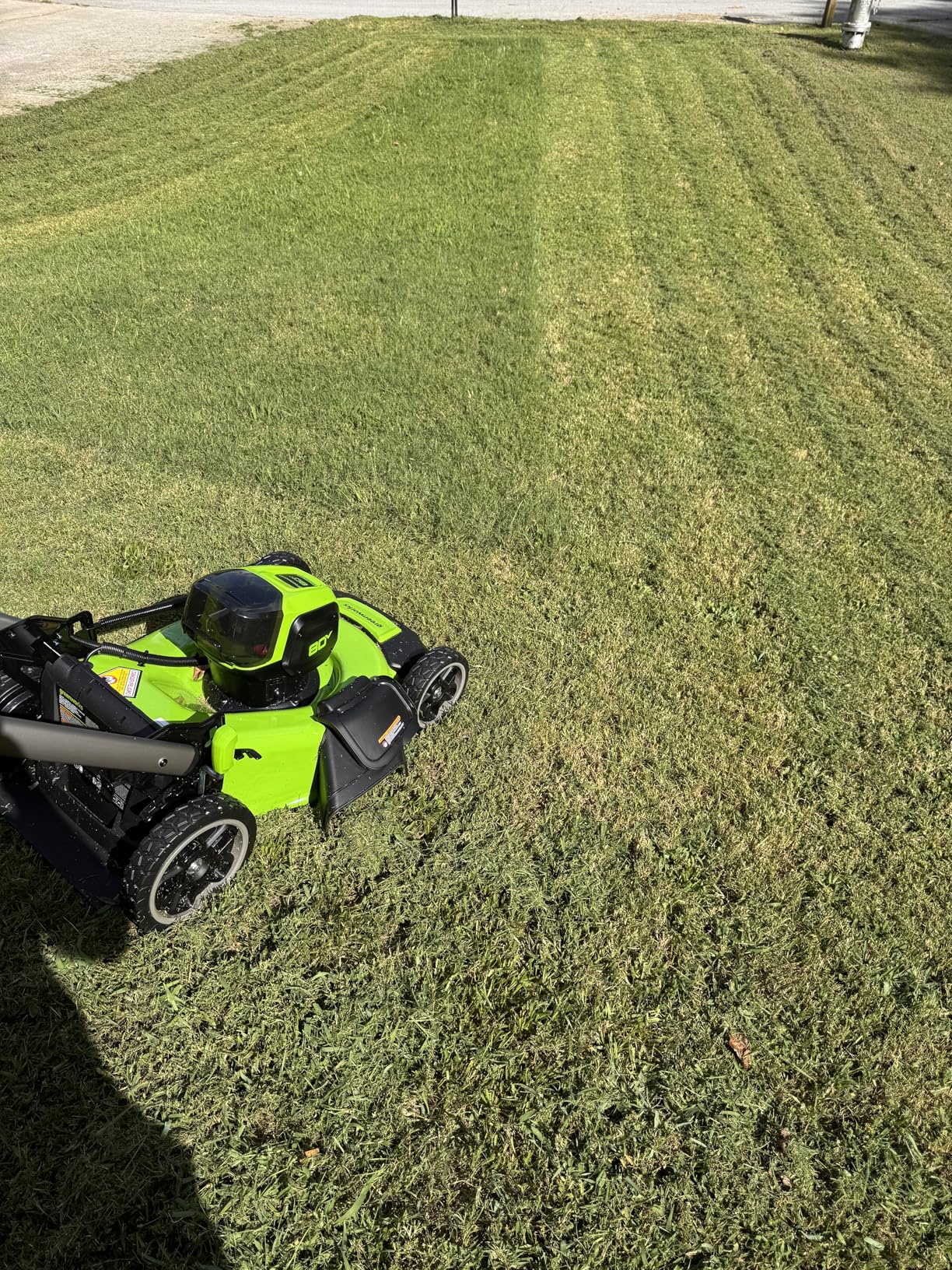 Greenworks 80V 21in Self-Propelled Lawn Mower, 4.0 Ah Battery and Charger customer photo 2