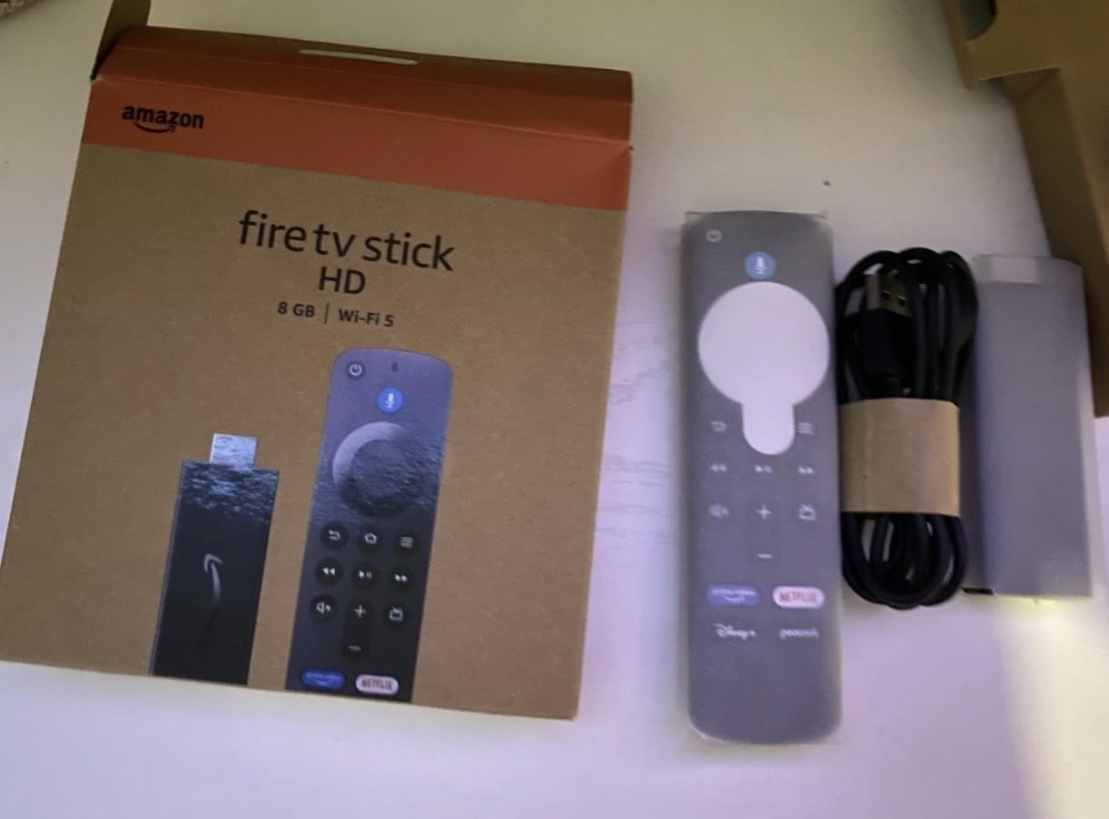 Fire TV Stick HD, free and live TV, Alexa Voice Remote, smart home controls, HD streaming customer photo 2