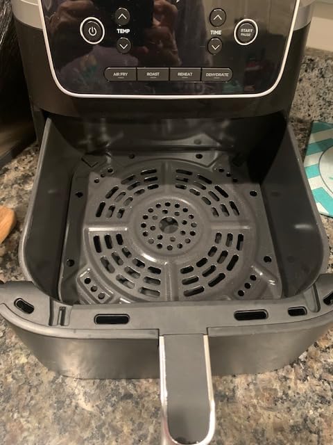 Ninja | Air Fryer | 4-in-1 Pro Air Fry, Roast, Reheat, Dehydrate | 5QT Capacity fits up to 4lbs of French Fries | 400F Max Temp | Nonstick Basket & Crisper Plate | 120V | Grey | AF141 customer photo 2
