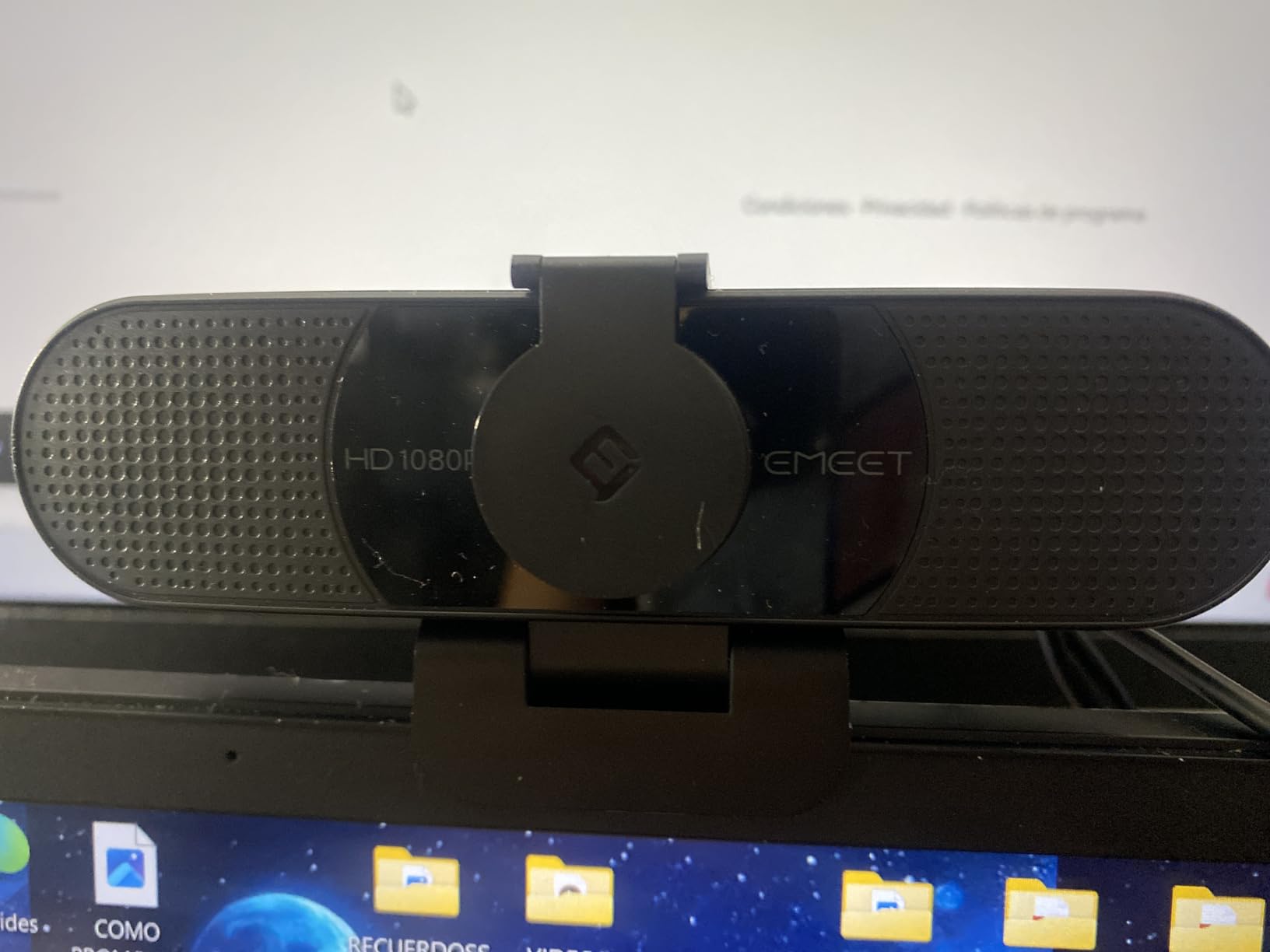EMEET C960 1080P Webcam with Microphone, 2 Mics, 90 Degrees FOV, USB Type-A & A-to-C Adapter, Fixed Focus, Plug & Play Computer Camera for Zoom/Teams/Facetime/YouTube/Google Meet/Switch 2 Camera, 2025 Version customer photo 2