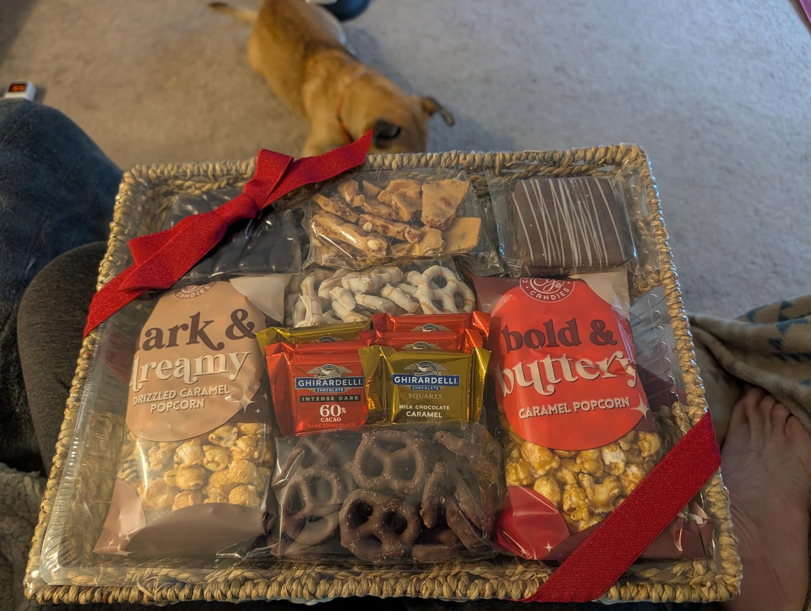 A Gift Inside Chocolate, Caramel and Crunch Grand Gift Basket customer photo 2