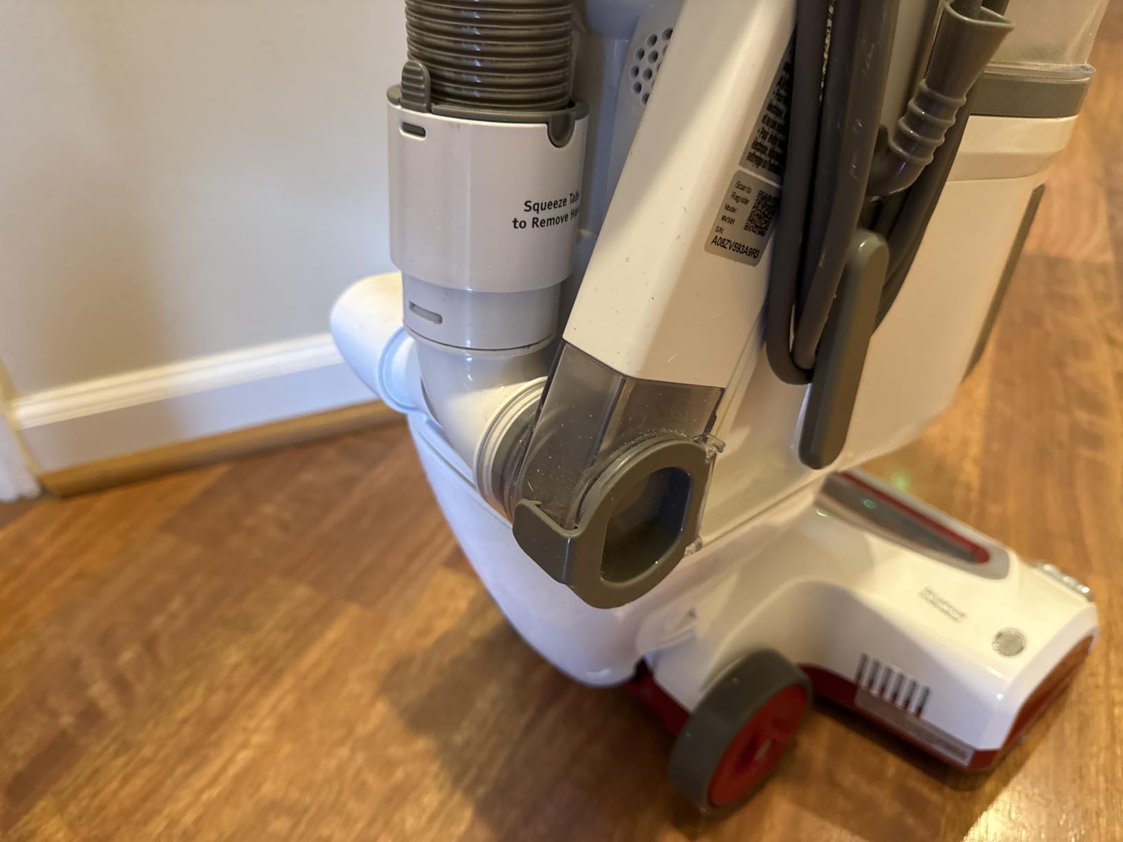 Shark Upright Vacuum Cleaner Rotator Lift-Away Pet Hair Carpet & Hard Floor Cleaning with Dusting Brush Upholstery & Crevice Tools HEPA Filter Swivel Steering Headlights White/Red NV501 customer photo 2