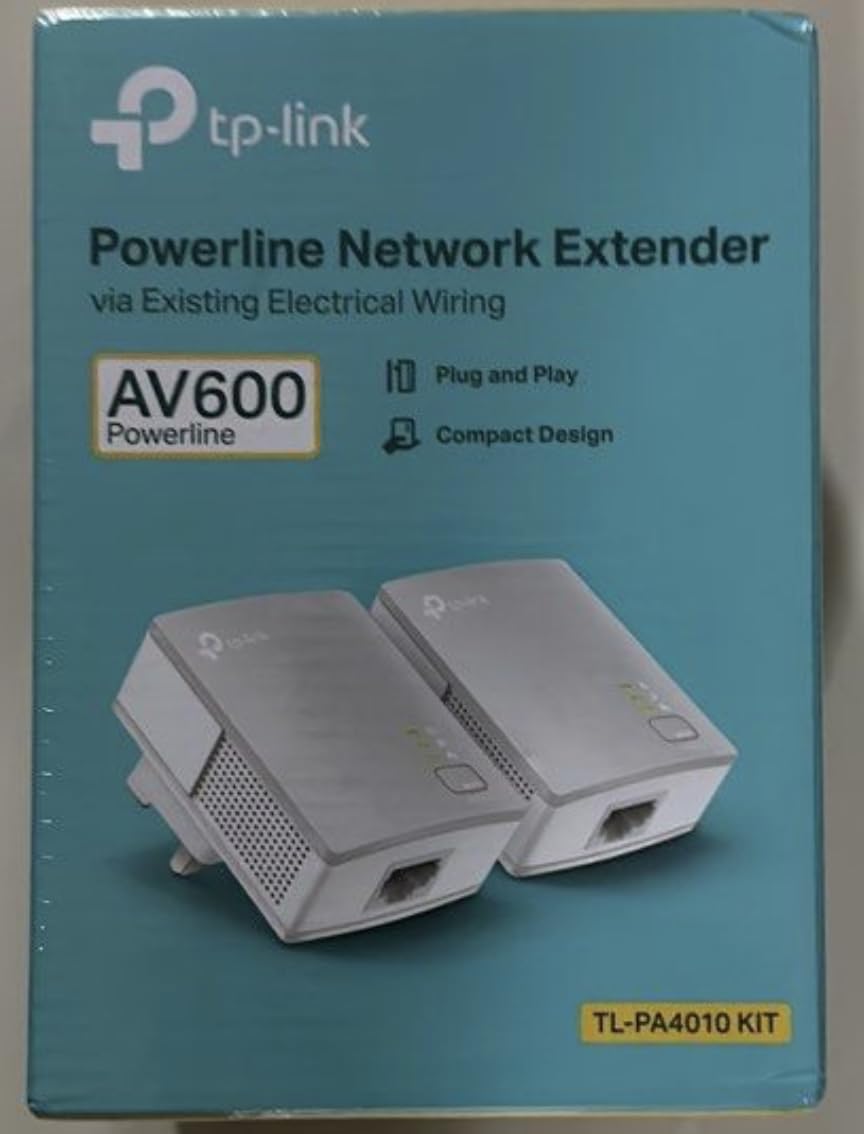 TP-Link AV600 Powerline Ethernet Adapter Kit with Gigabit Port | Plug Pair & Play, Power Saving, Nano Sized Powerline Network Adapter (TL-PA4010 KIT) customer photo 1