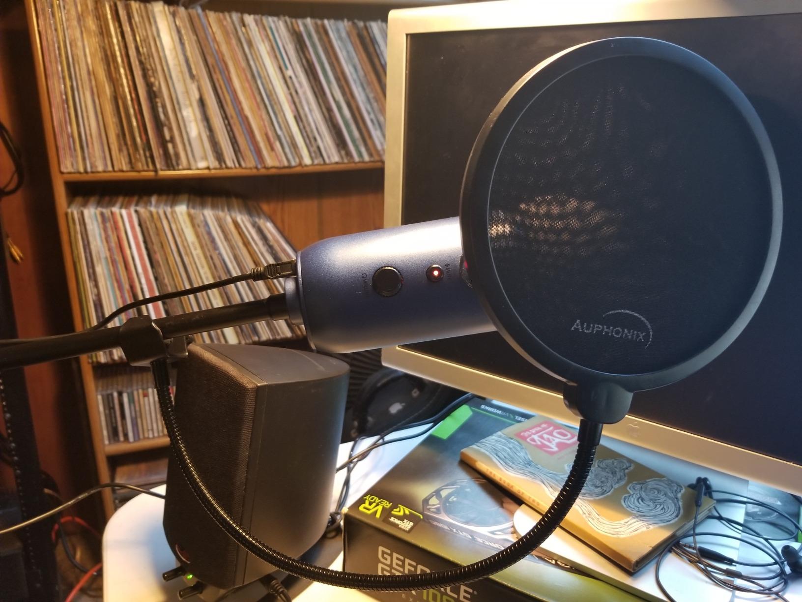 Pop Filter for Mic - 6-inch Diameter, Dual Layered Microphone Pop Screen for Studio Recording, Podcasts and Streaming - MPF-1 customer photo 1