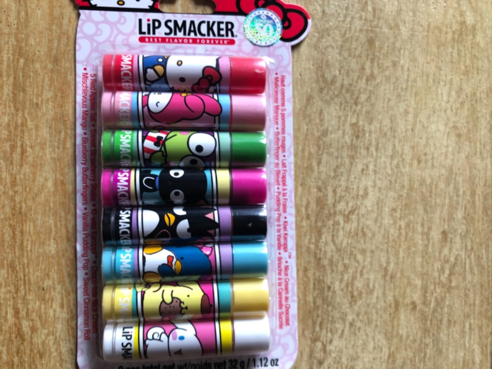 Lip Smacker Original & Best Holiday Flavored Lip Balm Party Pack, Oatmeal Cookie, Vanilla, Mango, Watermelon, Tropical Punch, Cotton Candy, Kiwi, Strawberry, Clear customer photo 2