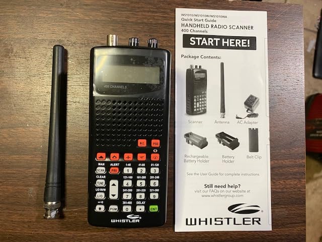 Whistler WS1010 Analog Handheld Scanner - 400 Channels, Skywarn, Weather Alerts, Spectrum Sweeper customer photo 1
