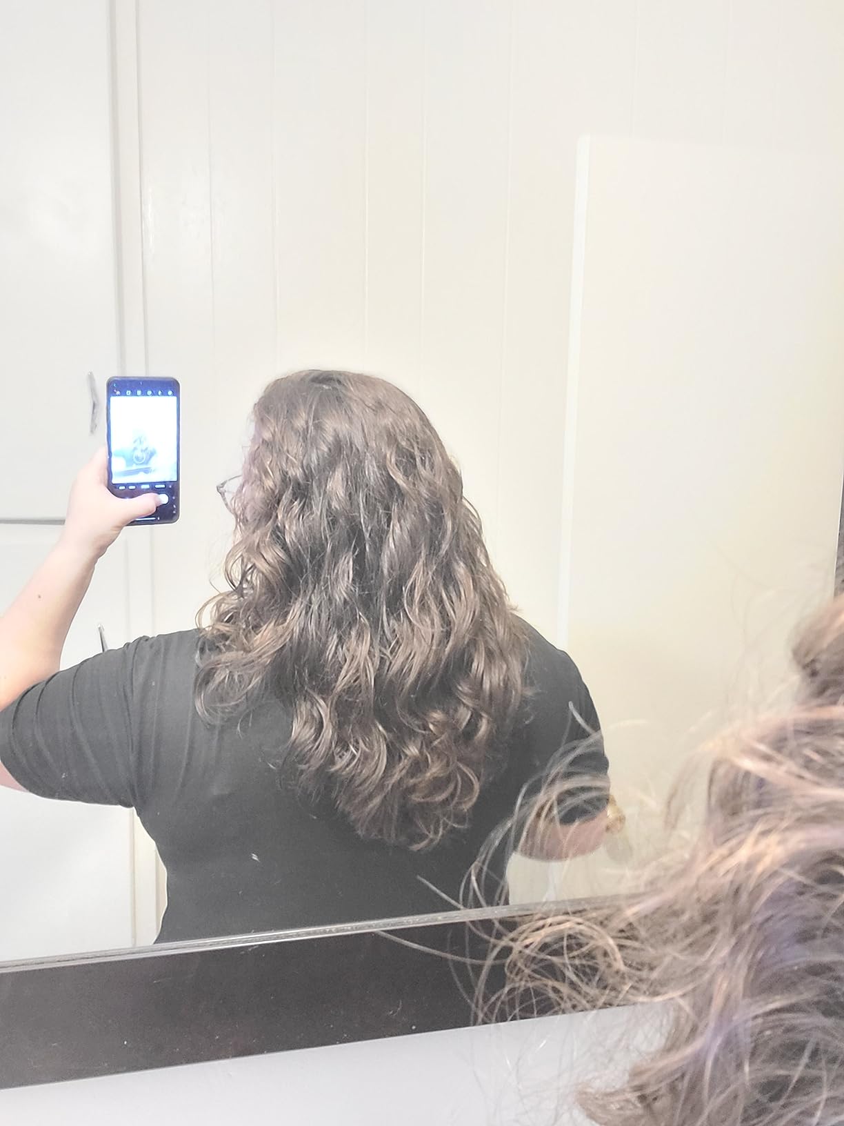 Bed Head Curls-in-Check 1875W Hair Diffuser Dryer, Great for Curly Hair, Reduce Frizz & Static, Diffuser Hair Dryer Enhances Natural Curl, Waves & Texture customer photo 2