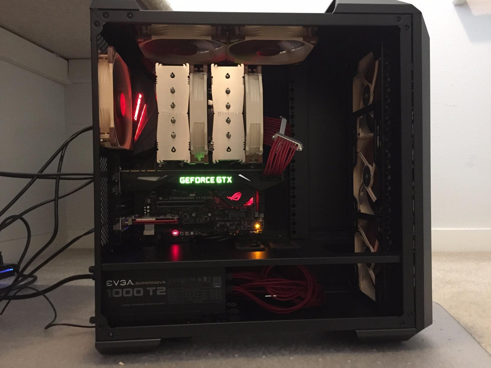 Noctua NH-D15, Premium CPU Cooler with 2X NF-A15 PWM 140mm Fans (Brown) customer photo 2