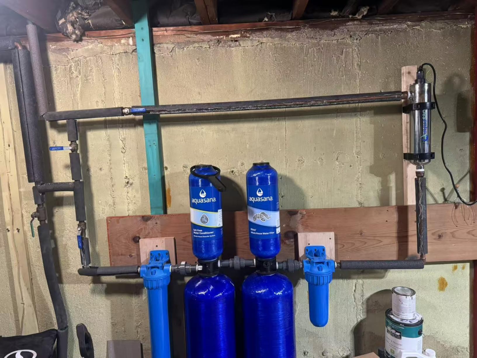 Aquasana Whole House Well Water Filter | 500K Gallons | UV, Carbon & KDF | Salt-Free Softener Alternative | Install Kit | Tackles up to 99.99% Chlorine, Bacteria, Viruses & Scale | EQ-WELL-UV-PRO-AST customer photo 1