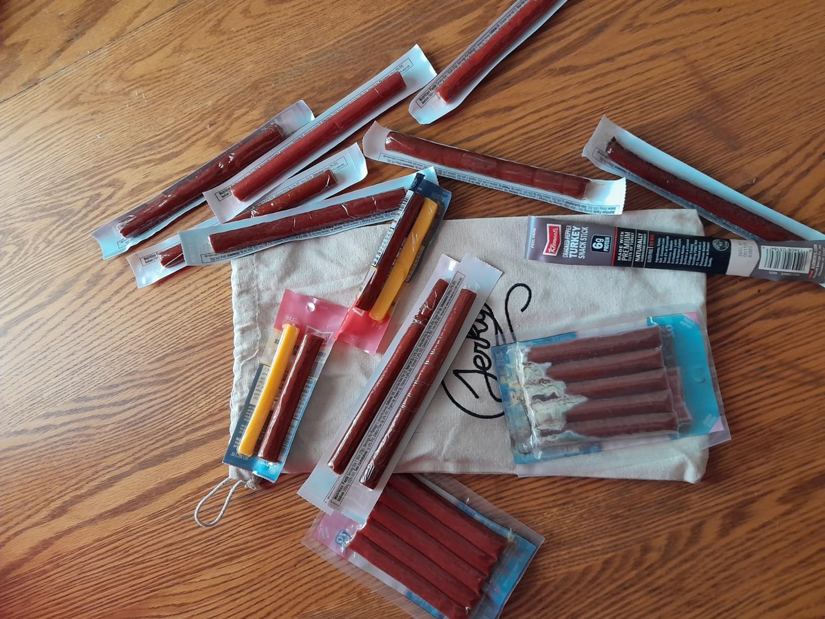 Jerky.com 26pc Meat Sticks Variety Pack - Beef Jerky Gifts for Men - Low Sugar & High Protein - Gluten Free & Keto customer photo 1