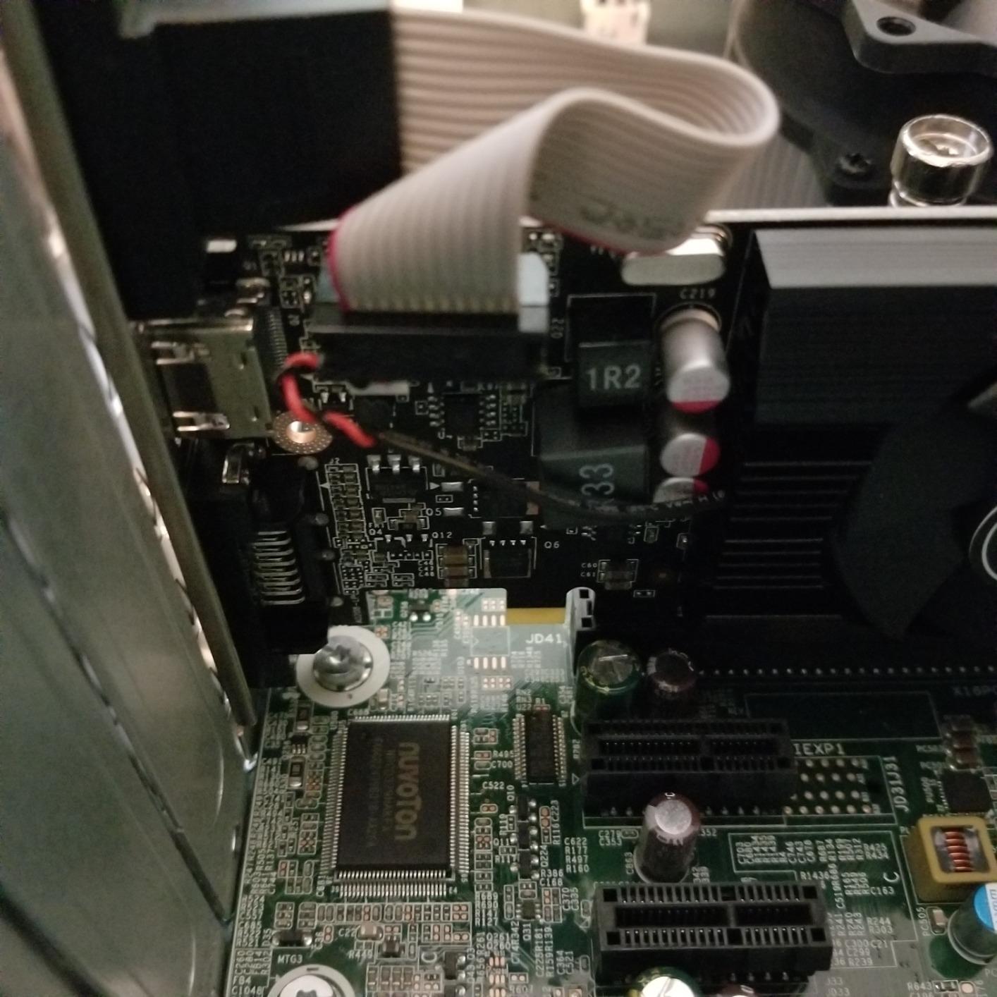 msi Gaming GeForce GT 710 2GB DDR3 Low Profile Graphics Card - HDMI/VGA/DVI, 64-bit HDCP, DirectX 12, OpenGL 4.5, Single Fan customer photo 2