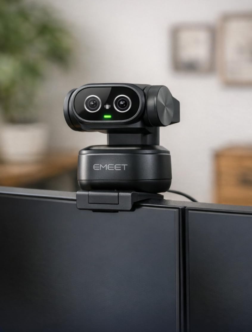EMEET PIXY Dual-Camera AI-Powered PTZ Camera 4K, AI Tracking customer photo 1