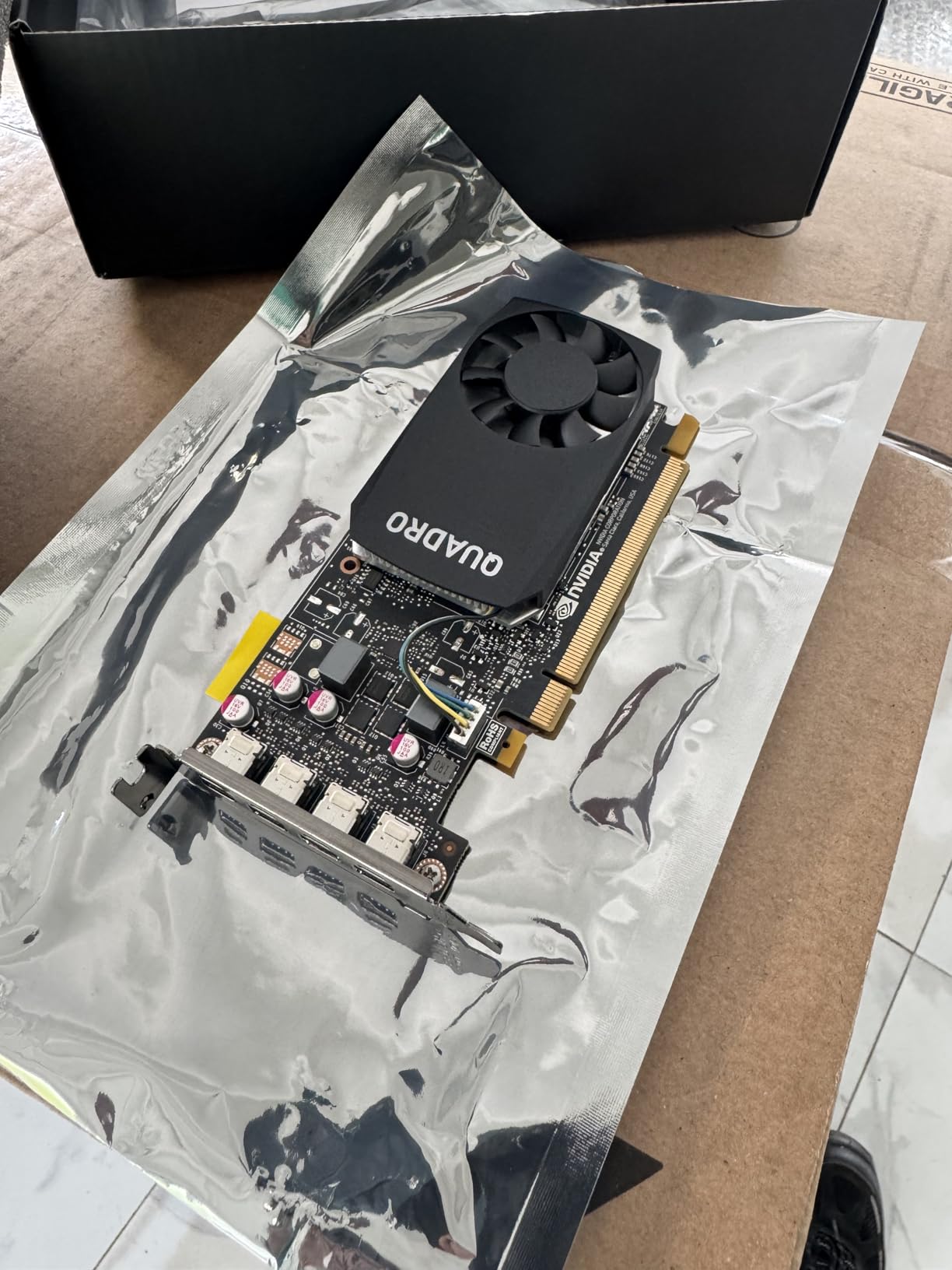 NVIDIA Quadro P1000 Professional 4GB Graphics Card customer photo 1