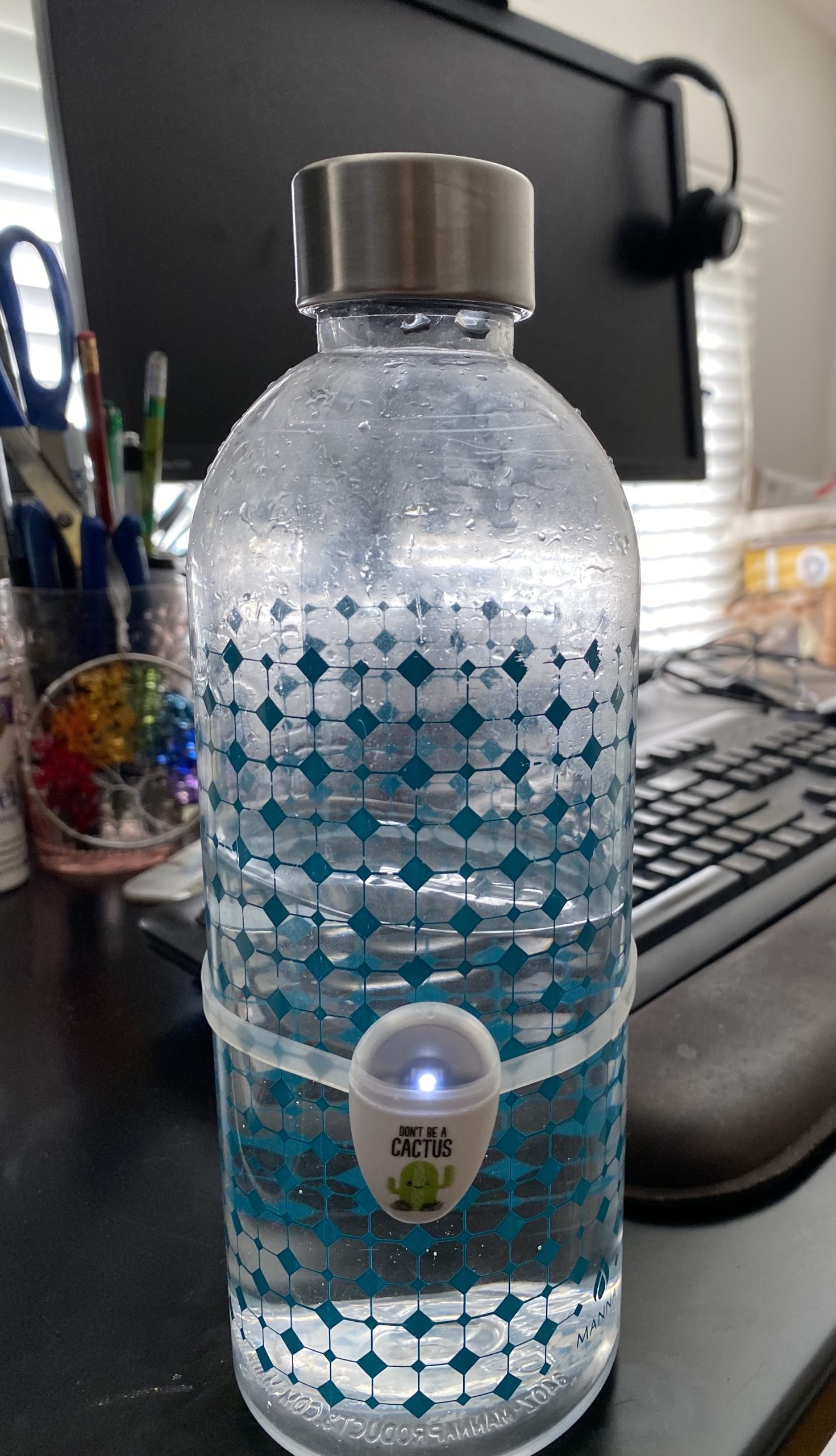ULLA Smart Hydration Reminder to Drink More Water Bottles - Fit Most Bottles - Light Up Technology Tracks When You Hydrate customer photo 2