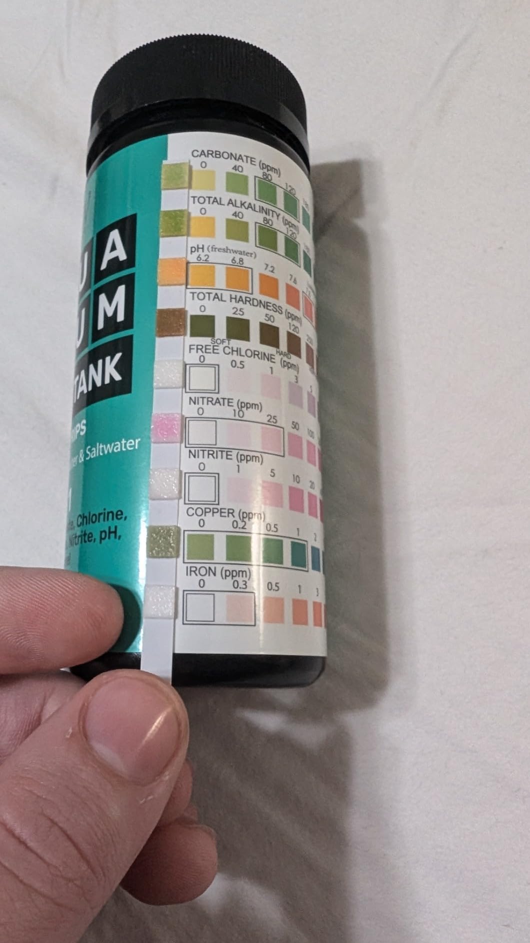 JNW Direct Aquarium Test Strips - 9-in-1 Aquarium Test Kit with eBook - Aquarium Water Test Kit with Quick and Accurate Fish Tank Test Strips - 100 Test Strips customer photo 2