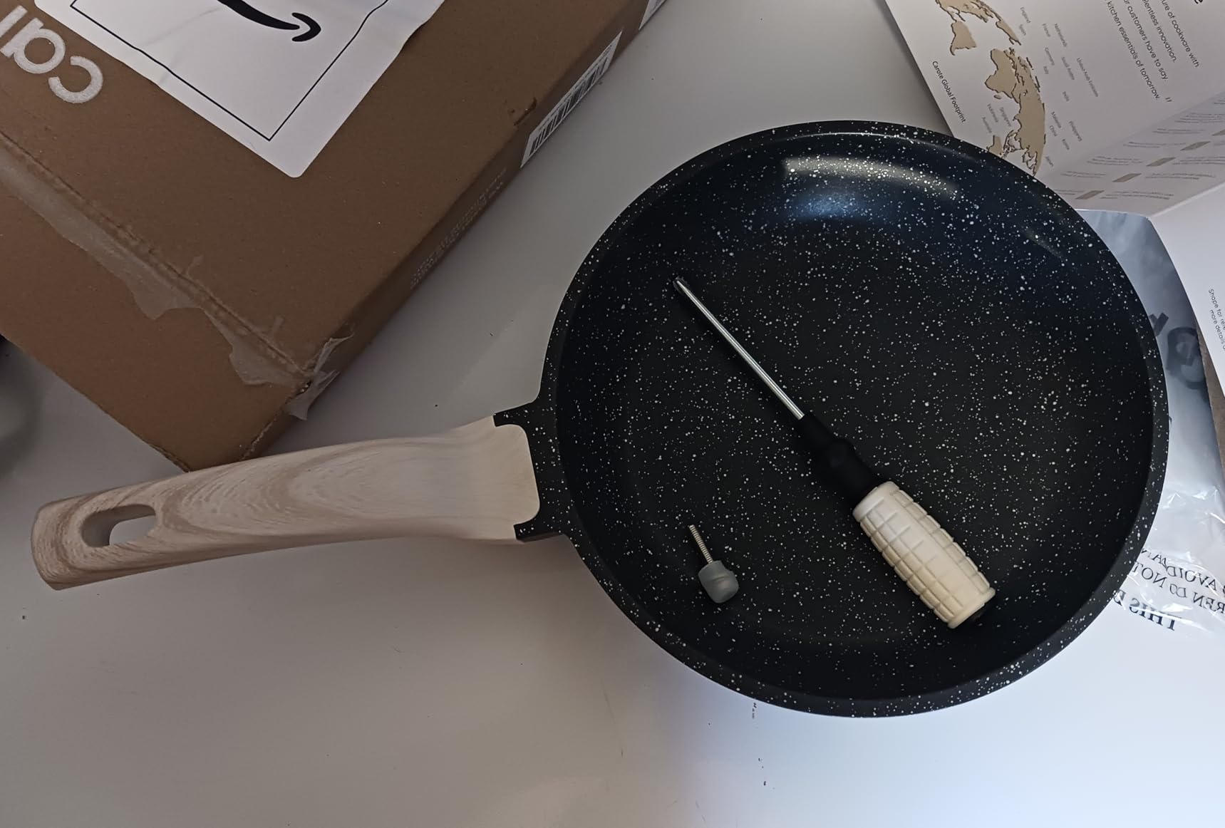 CAROTE Nonstick Frying Pan, 8 Inch Classic Granite Skillet customer photo 1
