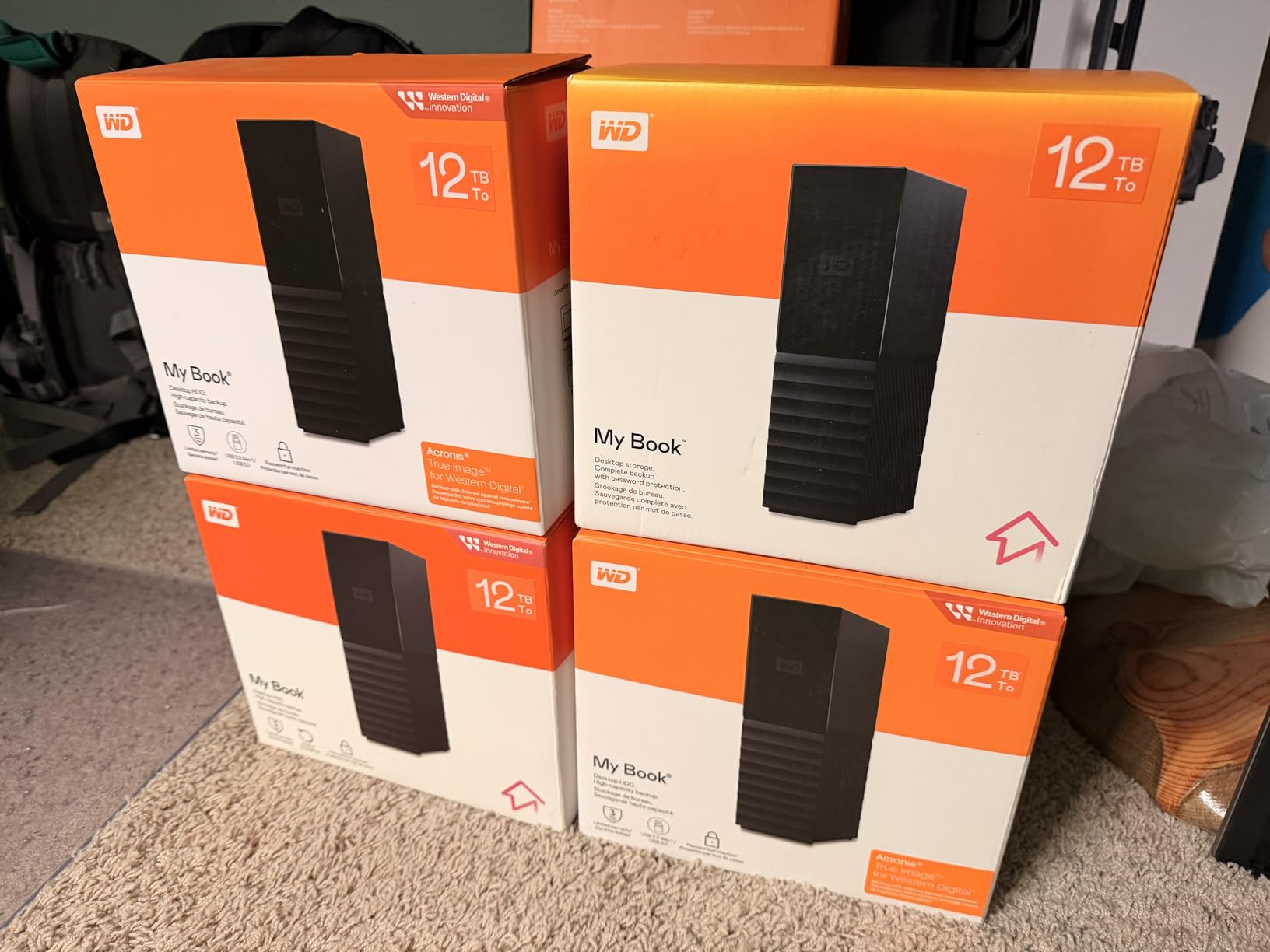 WD 16TB My Book Duo Desktop RAID External Hard Drive HDD, USB 3.1, With Password Protection and Auto Backup Software - WDBFBE0160JBK-NESN customer photo 2