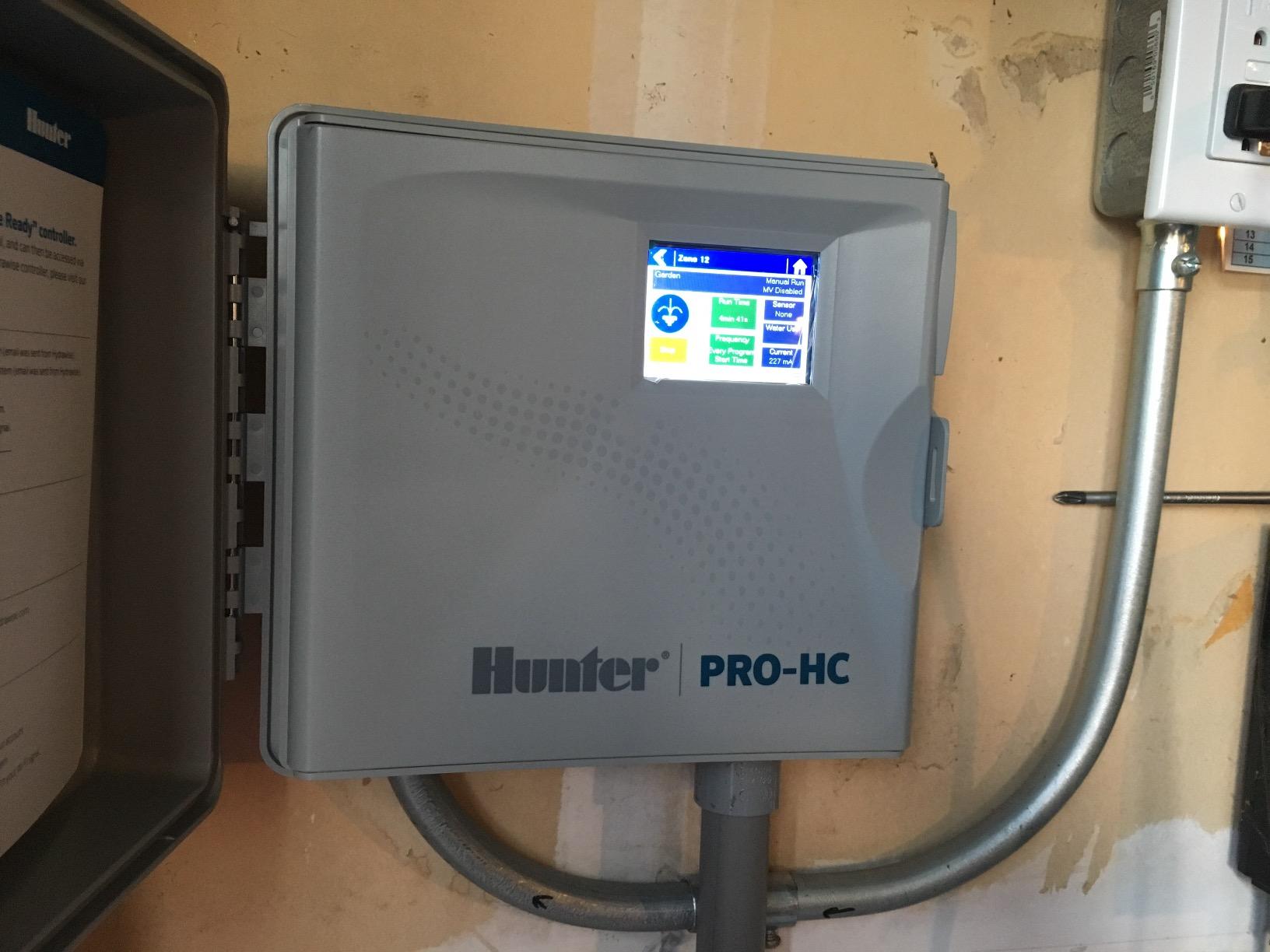 Hunter Hydrawise Pro-HC 24-Station WiFi Smart Sprinkler Controller, Outdoor Irrigation Timer, Weather-Based Watering System, Flow Sensor Ready customer photo 2