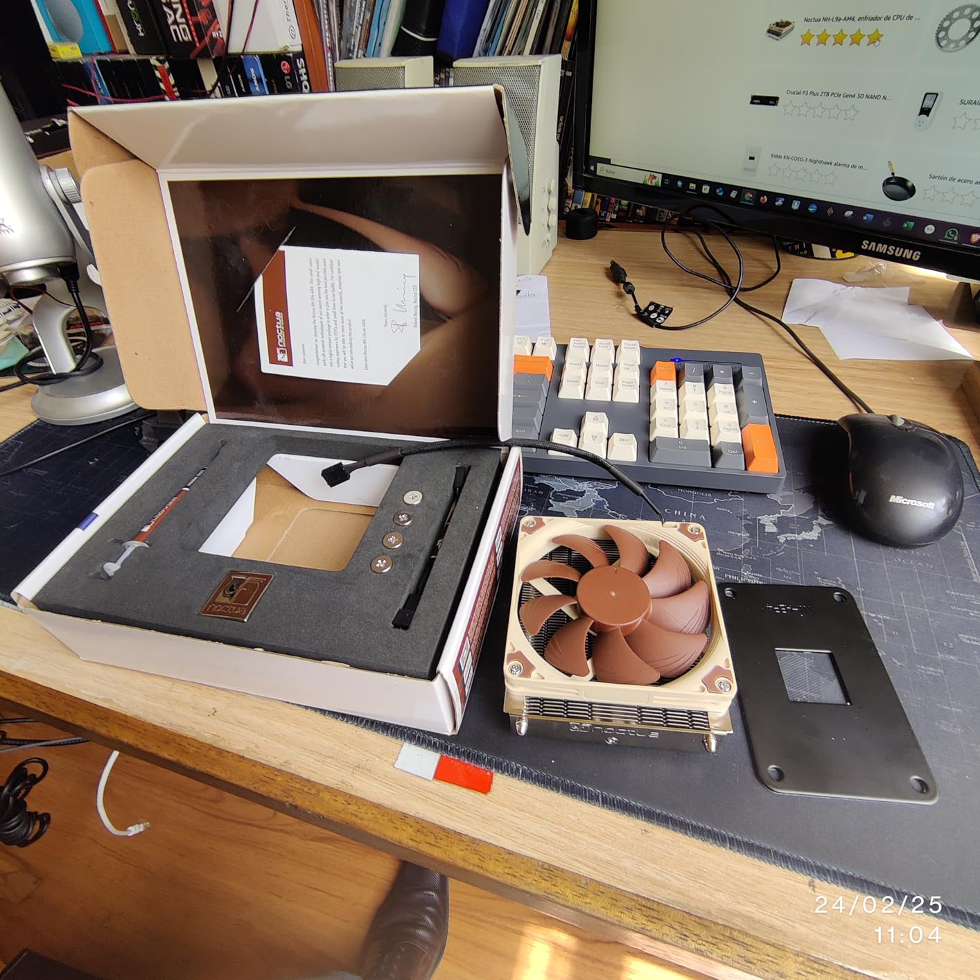 Noctua NH-L9a-AM4, Premium Low-Profile CPU Cooler for AMD AM4 (Brown) customer photo 1