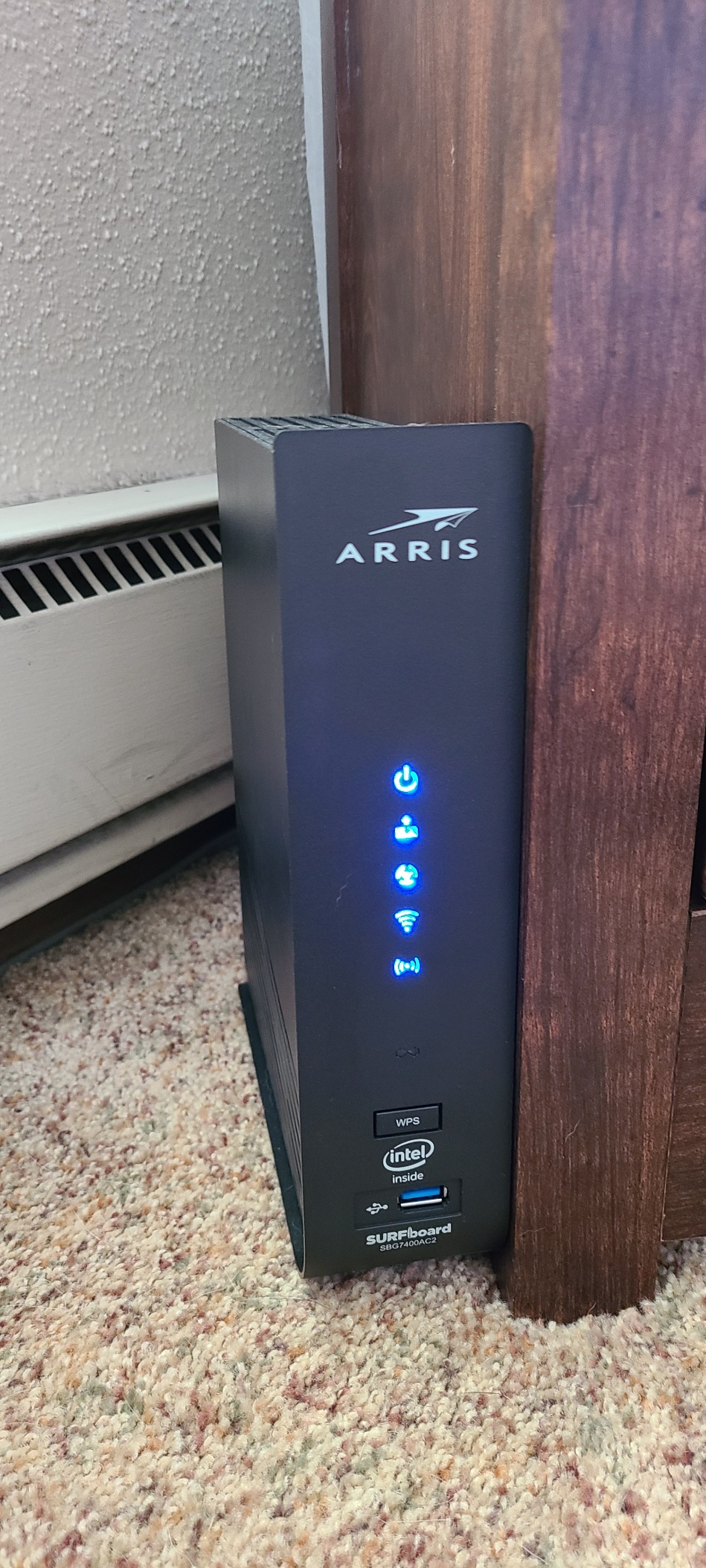 ARRIS (SBG7400AC2) - Modem Router Combo - Fast DOCSIS 3.0 & AC2350 WiFi, Four 1 Gbps Ports, Up to 960 Mbps Max Internet Speed customer photo 2