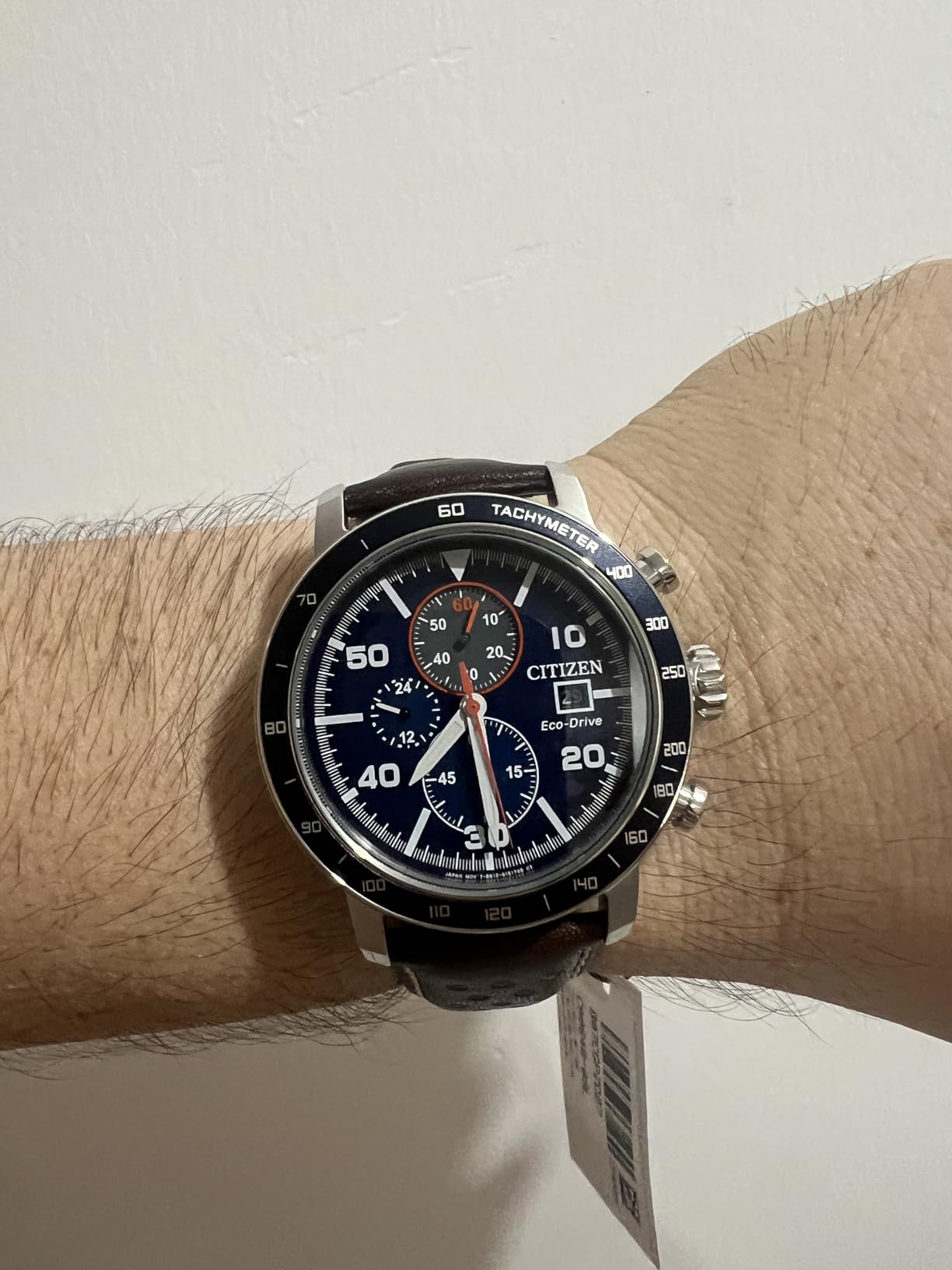 Citizen Men's Eco-Drive Weekender Brycen Chronograph Watch in Stainless Steel customer photo 2
