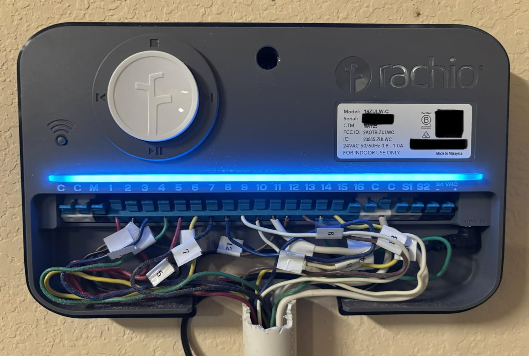 Rachio 3: Smart Sprinkler Controller, 16-Zone (Simple Auto Scheduling + Local Weather Intelligence. Save Water w/ Rain, Freeze & Wind Skip), Fast & Easy Install customer photo 1