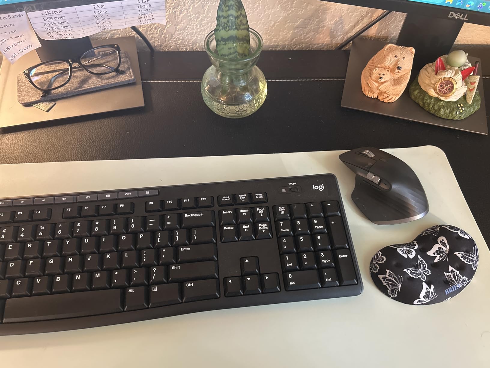 BRILA Ergonomic Memory Foam Mouse Wrist Rest Support Pad Cushion for Computer, Laptop, Office Work, PC Gaming - Massage Holes Design - Wrist Pain Relief (Black Mouse Wrist Rest) customer photo 2