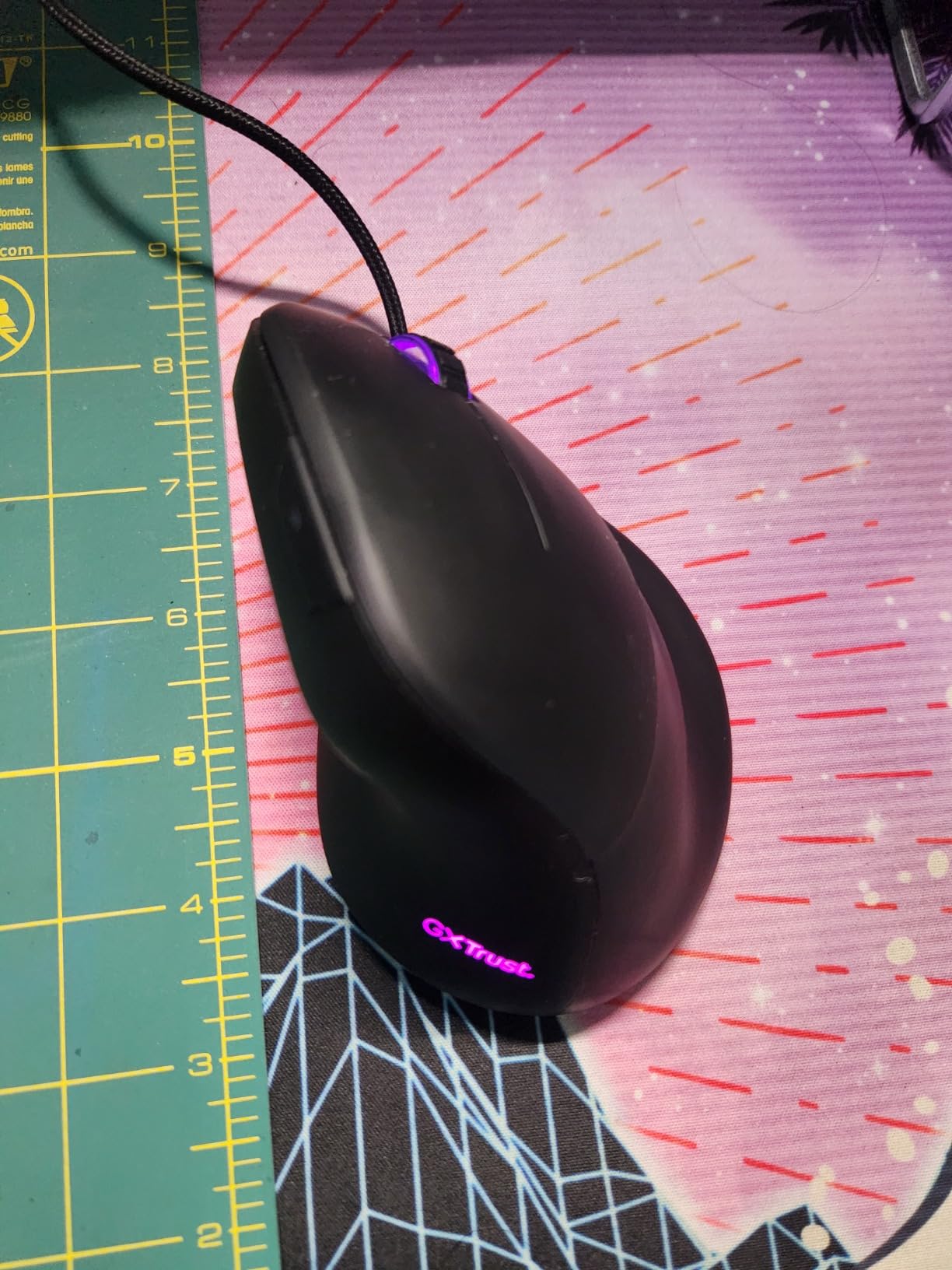 Trust Gaming GXT 144 Rexx Vertical Ergonomic Gaming Mouse, 250-10,000 DPI, 6 Buttons, Black customer photo 2