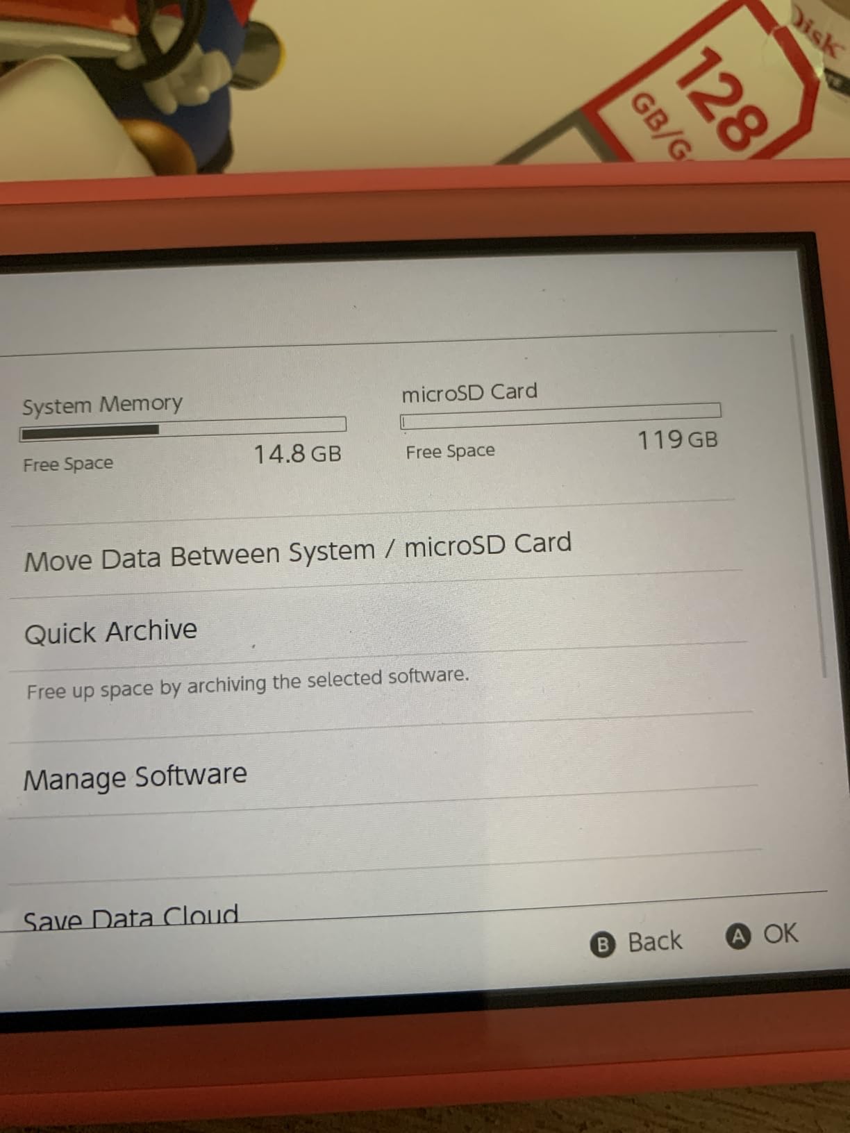 SanDisk 128GB microSDXC-Card, Licensed for Nintendo-Switch - SDSQXAO-128G-GNCZN customer photo 2