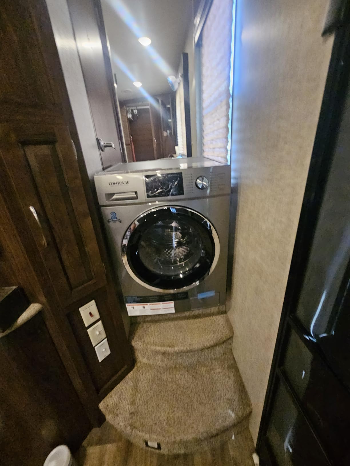 Contoure 2.7 Cu. Ft. Washer Dryer Combo with Steam, Ventless All-in-One RV Washing Machine, Compact Apartment Size, Titanium Finish, 120V (RV-WD900S) customer photo 2