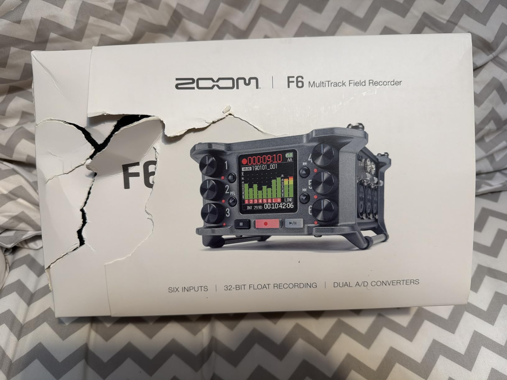 Zoom F6 Professional Field Recorder for Filmmakers & Musicians customer photo 1