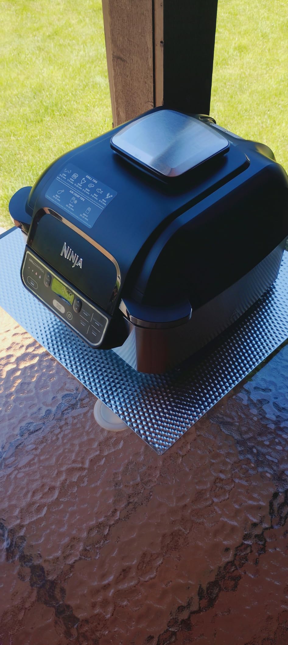 Ninja® Foodi® 5-in-1 XL Indoor Grill & Air Fryer, Black/Grey, AG301 customer photo 2