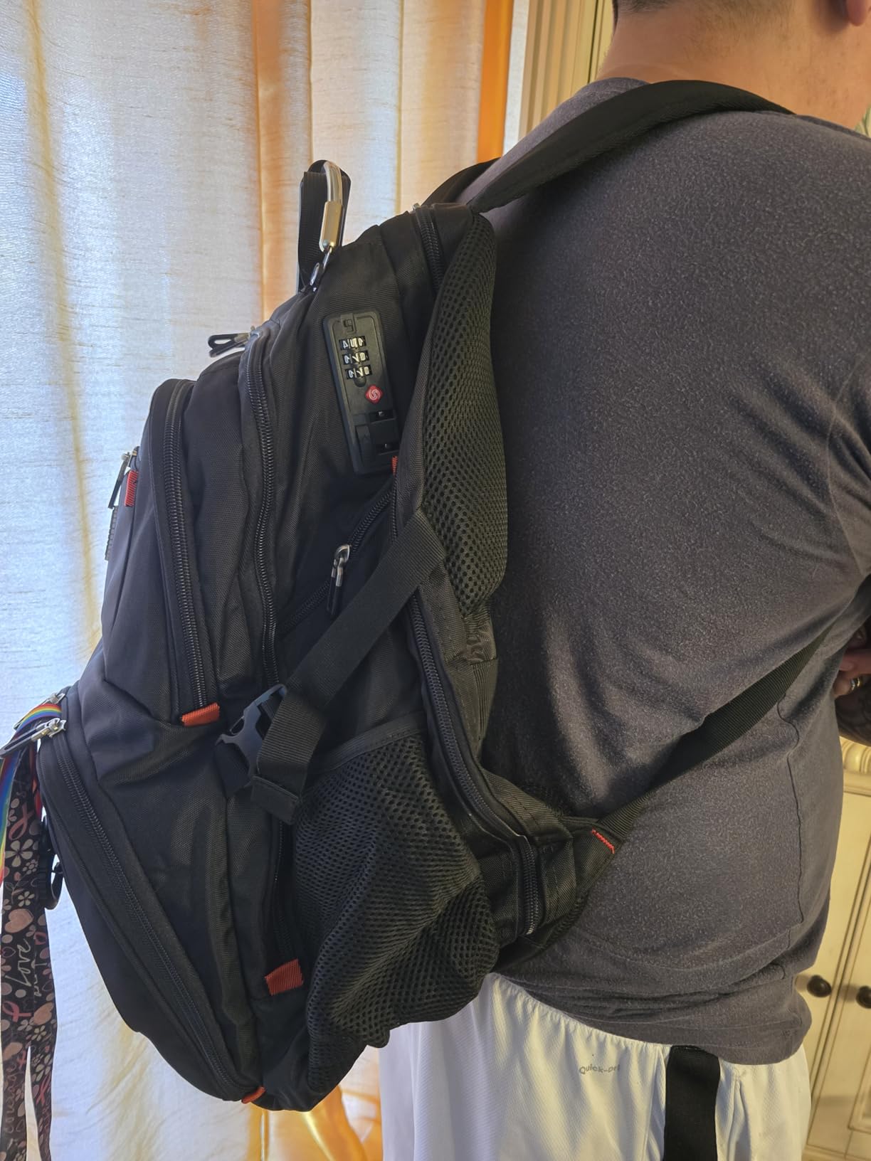 SHRRADOO Extra Large Travel Laptop Backpack for Men, Work College Backpacks customer photo 1