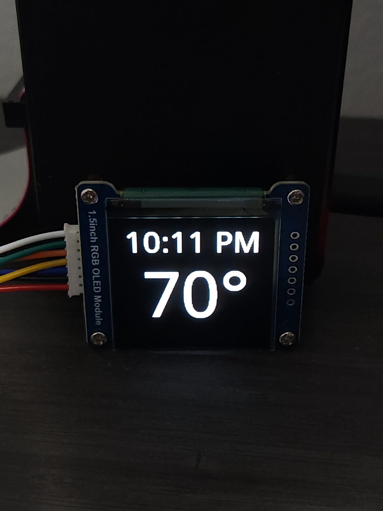 1.5inch RGB OLED Display Module, 128x128 Pixels 16-bit High Color (65K Colors) SPI Interface Compatible with Arduino Raspberry Pi Jetson Nano STM32 customer photo 2
