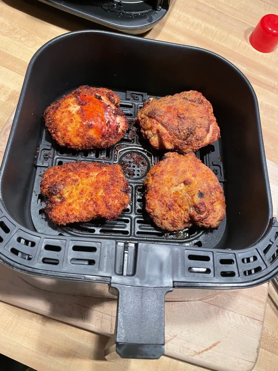 Instant Pot 6QT VORTEX Plus Air Fryer, 6-in-1, Air Fry, Broil, Dehydrate, Crisp, Roast, Reheat, Bake, Dishwasher-Safe Airfryer basket, from the Makers of Instant Pot, Stainless Steel customer photo 2