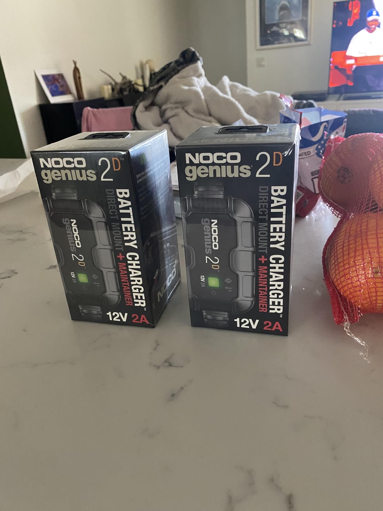 NOCO GENIUS2D 2A 12V Onboard Battery Charger, Trickle Charger & Maintainer | Direct-Mount, Overcharge Protection, Desulfator, Temperature Compensation, Force Mode, For Lead-Acid (Wet, Gel, AGM, SLA) customer photo 1