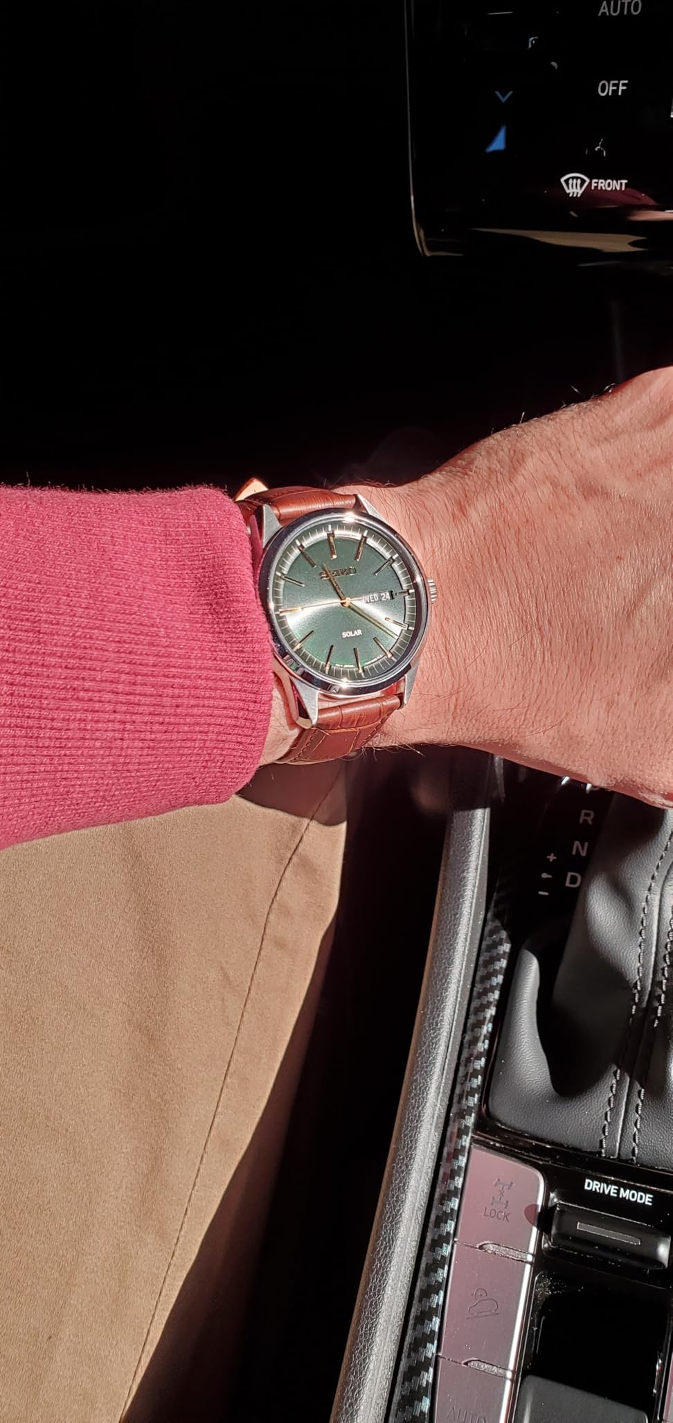 Seiko Herren-Uhr Quarz Edelstahl mit Edelstahlband SNE525P1 Solar Watch customer photo 2