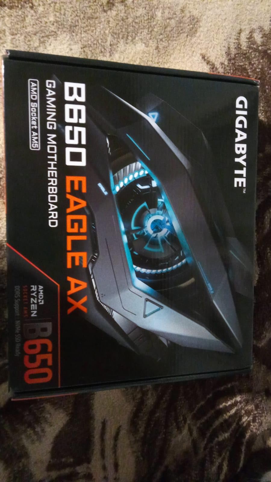 GIGABYTE B650 Eagle AX AM5 ATX Motherboard, DDR5, Triple M.2 Slots, PCIe 5.0, USB 3.2 Gen2x2 Type-C, WiFi 6E customer photo 1