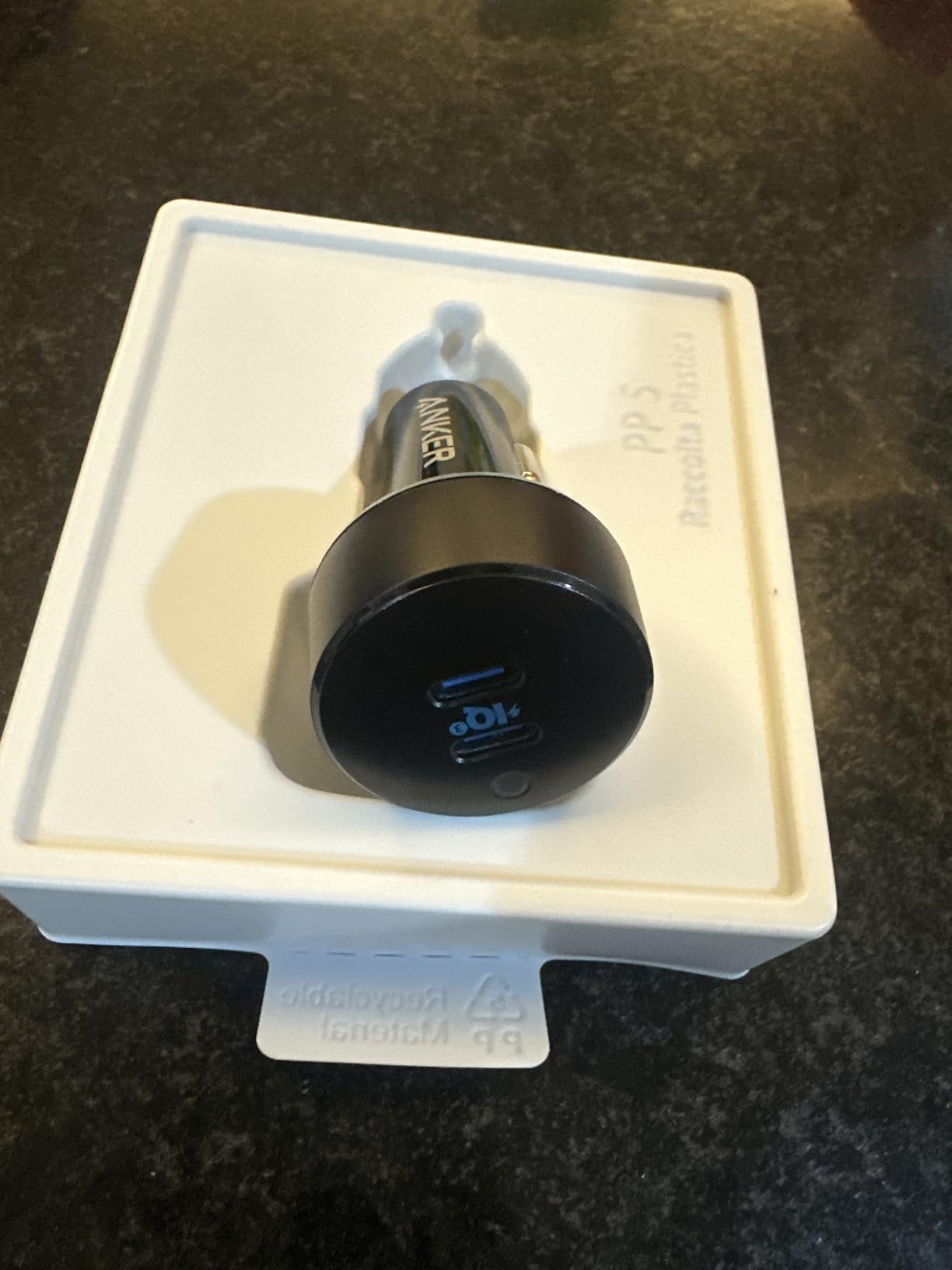 Anker 40W 2-Port PowerIQ 3.0 USB C Fast Charging Car Charger customer photo 2