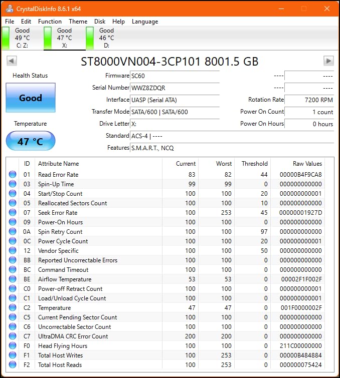 Seagate IronWolf 8TB NAS Internal Hard Drive HDD - 3.5 Inch SATA 6Gb/s 7200 RPM 256MB Cache for RAID Network Attached Storage - Frustration Free Packaging (ST8000VNZ04/N004) customer photo 1