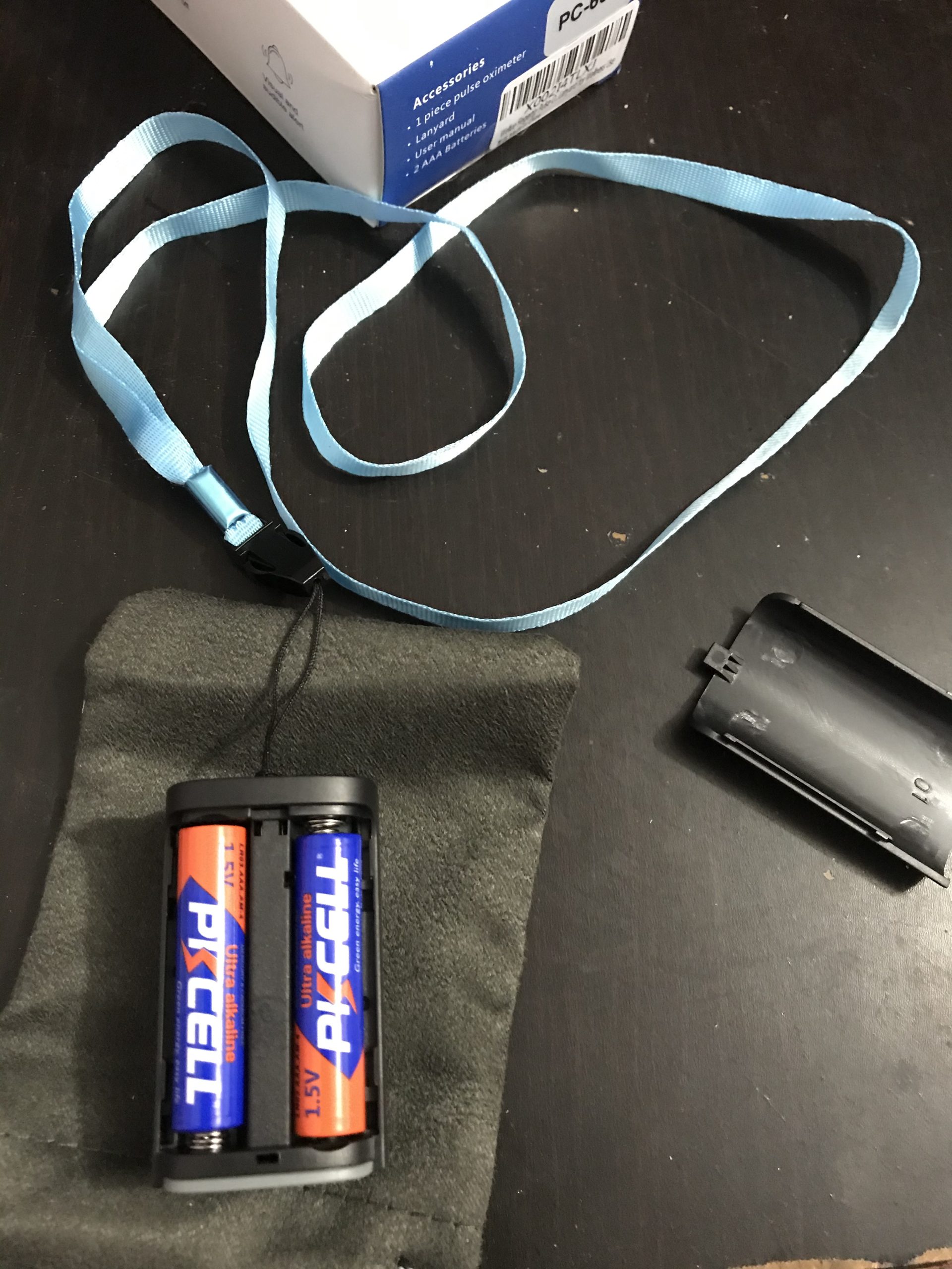 Wellue Fingertip Pulse Oximeter, Blood Oxygen Saturation Monitor with Batteries, Carry Bag & Lanyard for Wellness Use customer photo 2