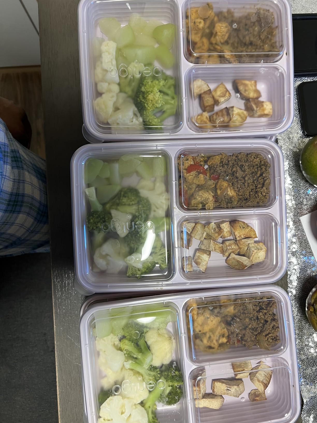Bentgo Prep 3-Compartment Meal Prep Containers with Lids, 20 Piece Set customer photo 1