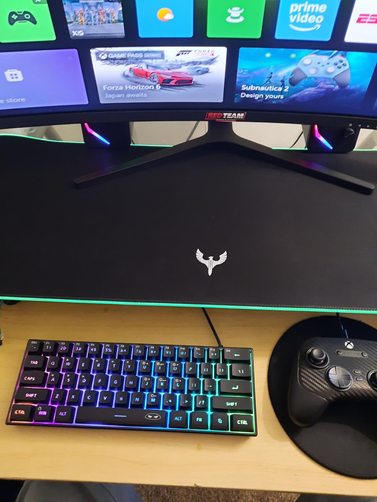 MageGee Mini 60% Gaming Keyboard, RGB Backlit 61 Key Ultra-Compact Keyboard, TS91 Ergonomic Waterproof Mechanical Feeling Office Computer Keyboards for PC, MAC, PS4, Xbox ONE Gamer(Black) customer photo 1