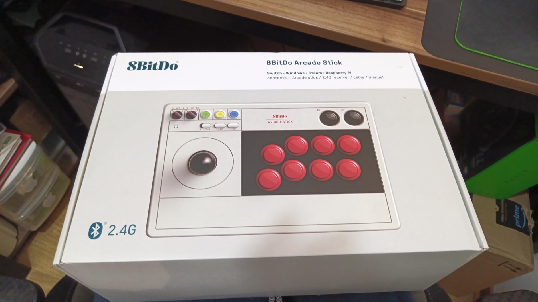 8Bitdo Arcade Stick for Switch & Windows, Arcade Fight Stick Support Wireless Bluetooth, 2.4G Receiver and Wired Connection customer photo 1