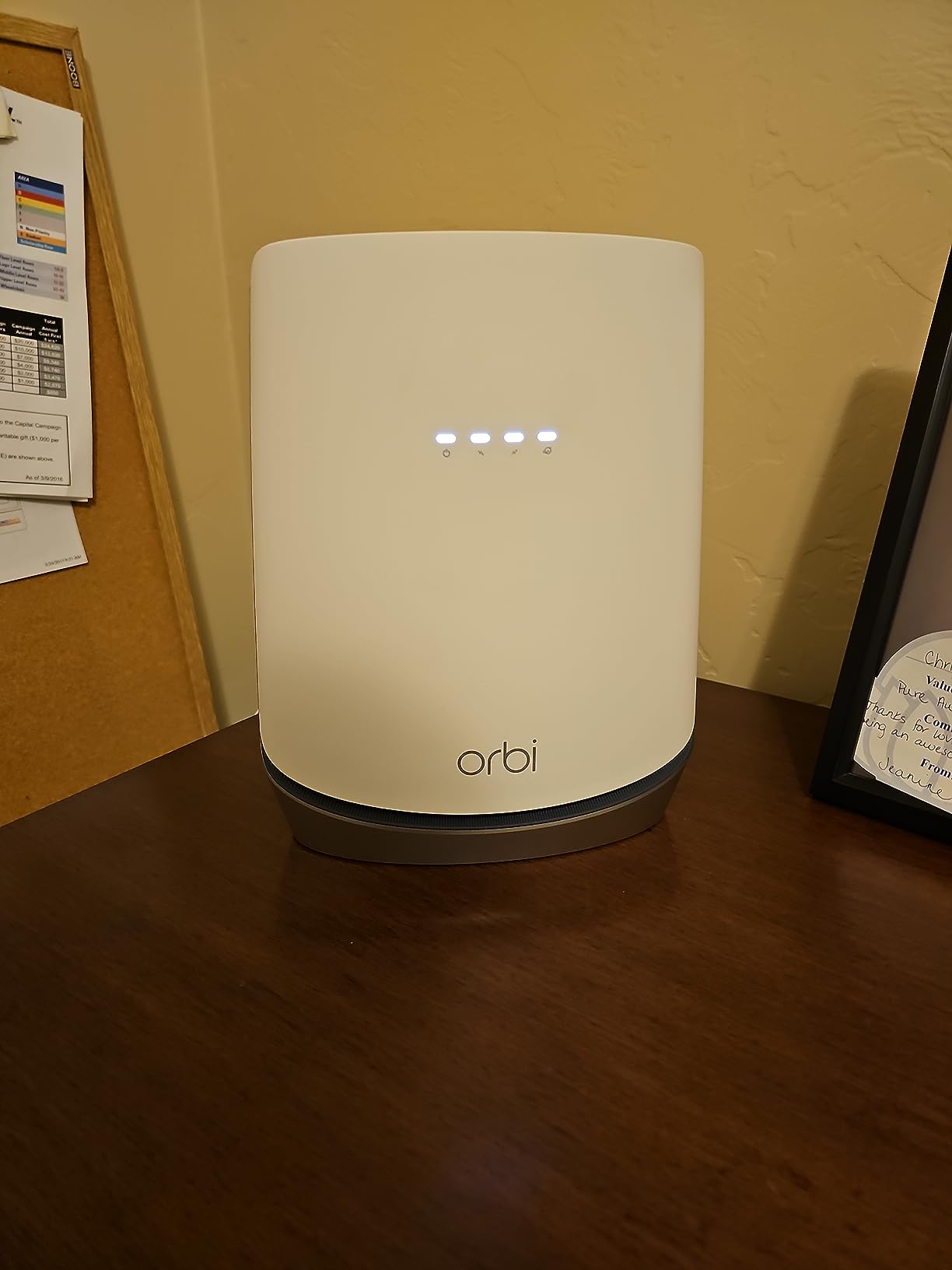 NETGEAR Orbi Cable Modem Router Combo Mesh System (CBK752) DOCSIS 3.1 - AX4200 WiFi 6 (4.2 Gbps) - Certified with Xfinity (up to 900Mbps, Spectrum & Cox (up to 1Gbps) - Covers 5,000 sq.ft. customer photo 1