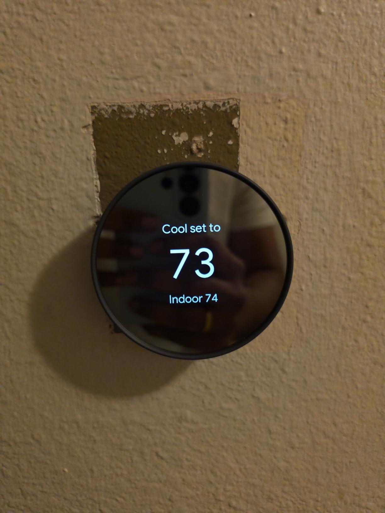 Google Nest Thermostat - Smart Thermostat for Home - Programmable Wifi Thermostat - Charcoal customer photo 1