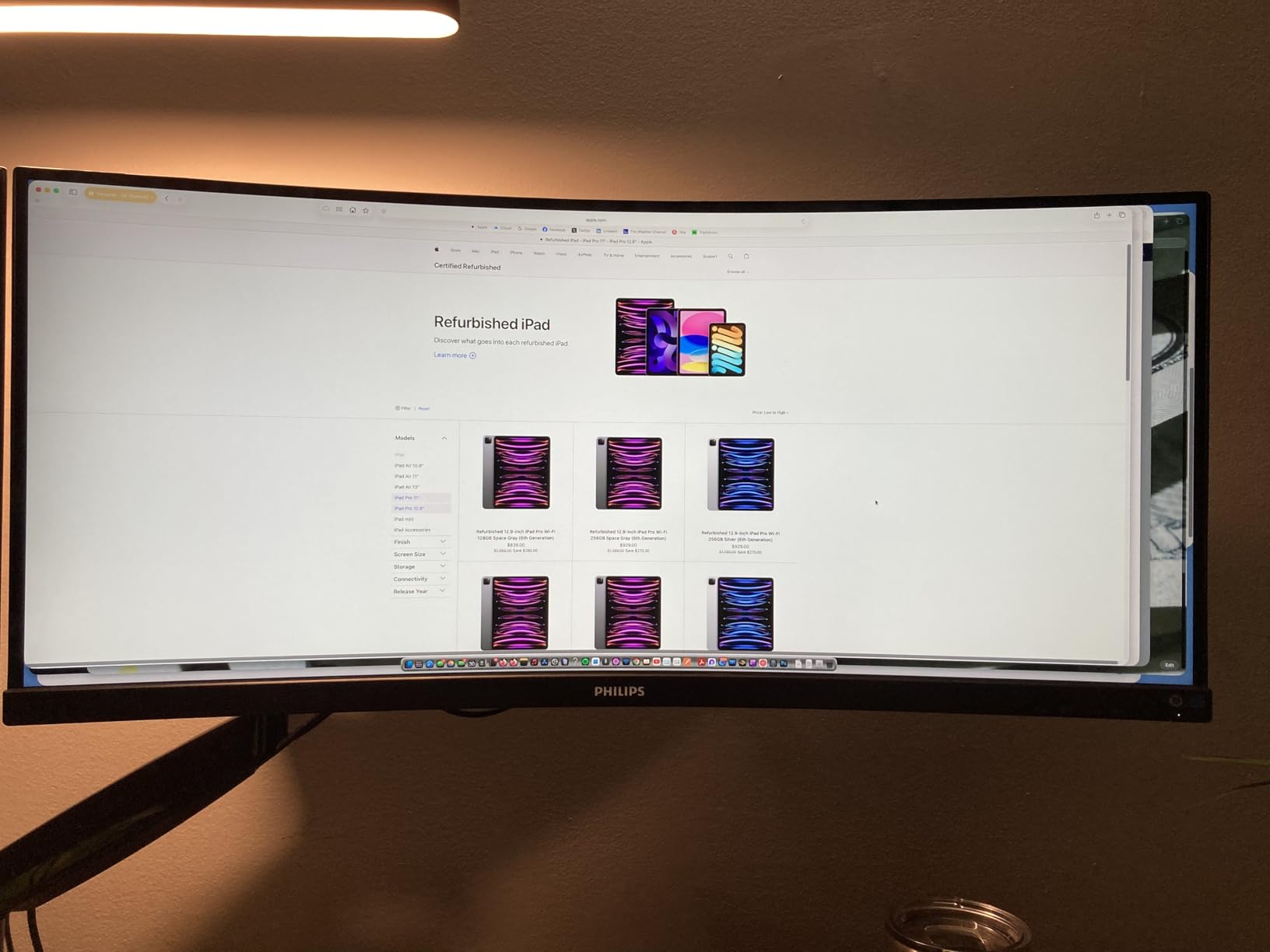Philips 34 Inch UltraWide Curved Computer Monitor, WQHD 3440x1440, USB-C Charging, 100Hz, 1ms MPRT, VA Panel, Built-in Speakers, Height Adjustable, 4 Year Advance Replacement Warranty, 346E2CUAE customer photo 2
